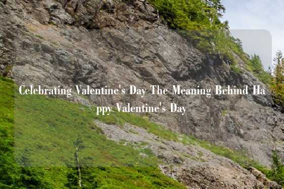 Celebrating Valentine's Day The Meaning Behind Happy Valentine's Day