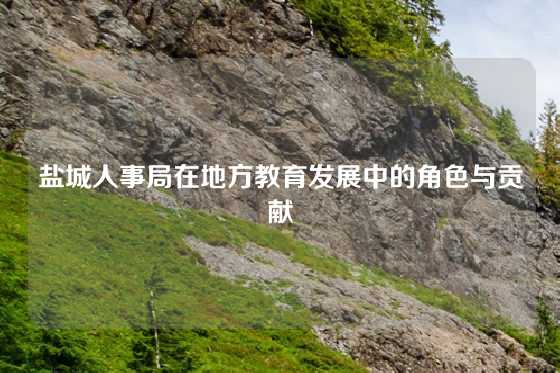 盐城人事局在地方教育发展中的角色与贡献